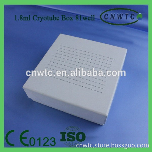 Cryotube Box for paper